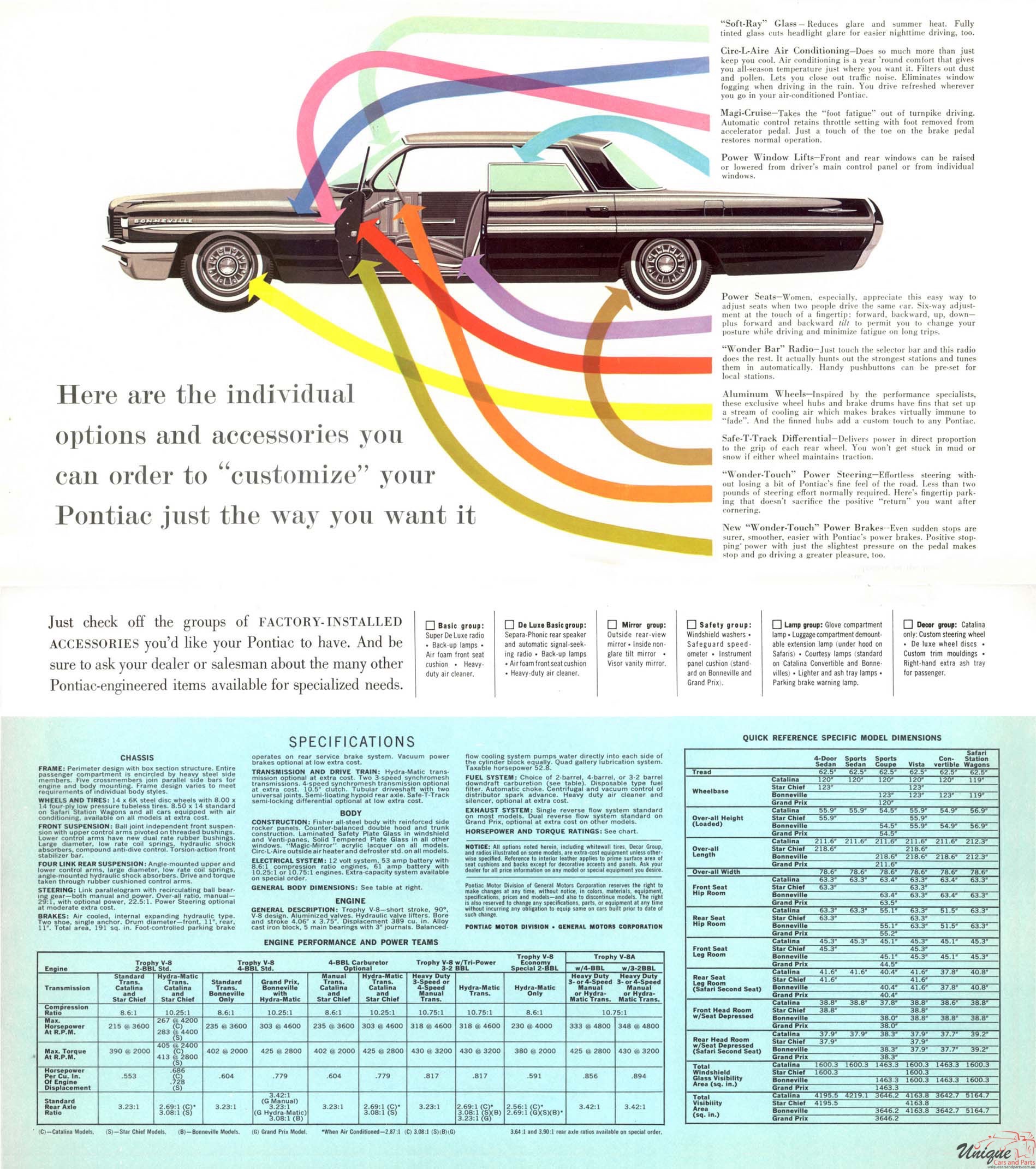 1962 Pontiac Brochure Page 7